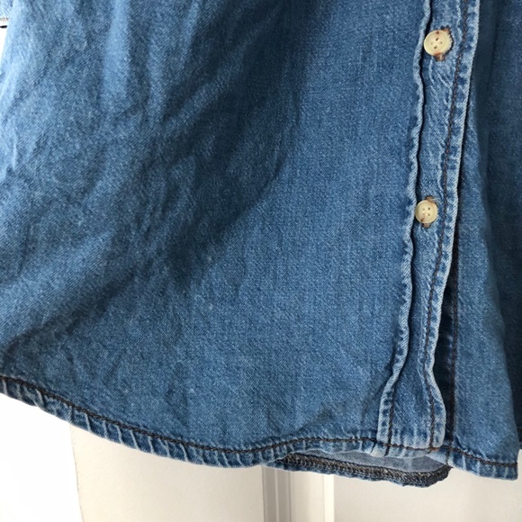 Topshop Denim Belted Jacket Dress - Picture 6 of 11